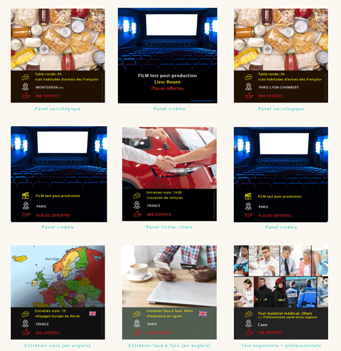 Panels terminés